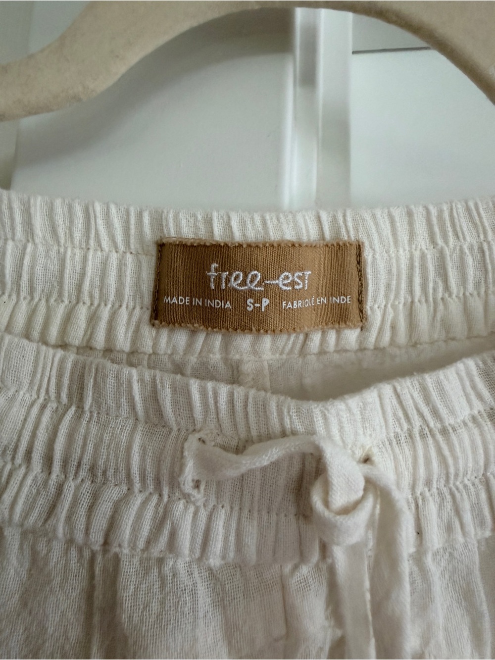 Free People Cream Lightweight Linen-Blend Set - Picture 2 of 4
